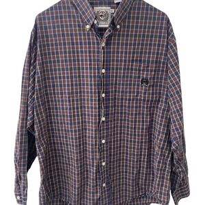 Vintage Cinch Plaid‎ Button Down Shirt Mens M  Western Cowboy Rodeo Ranch